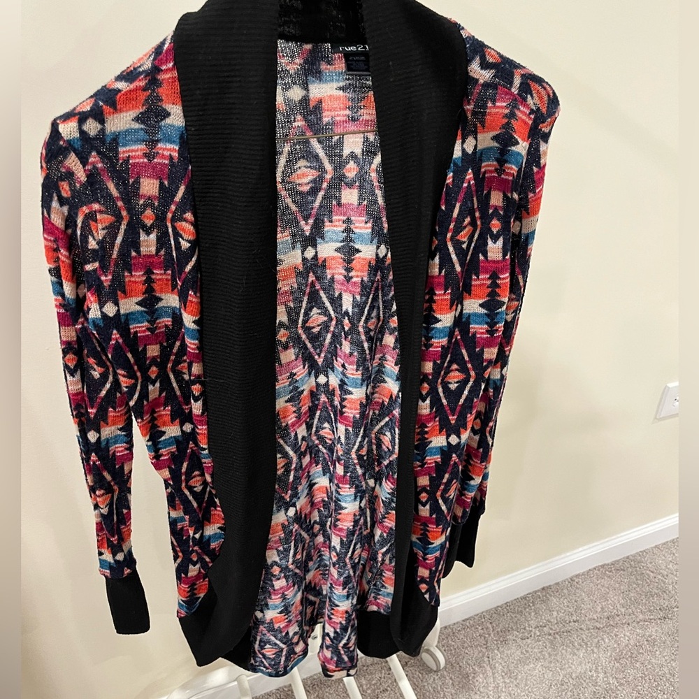 Large rue 21 cardigan sweater